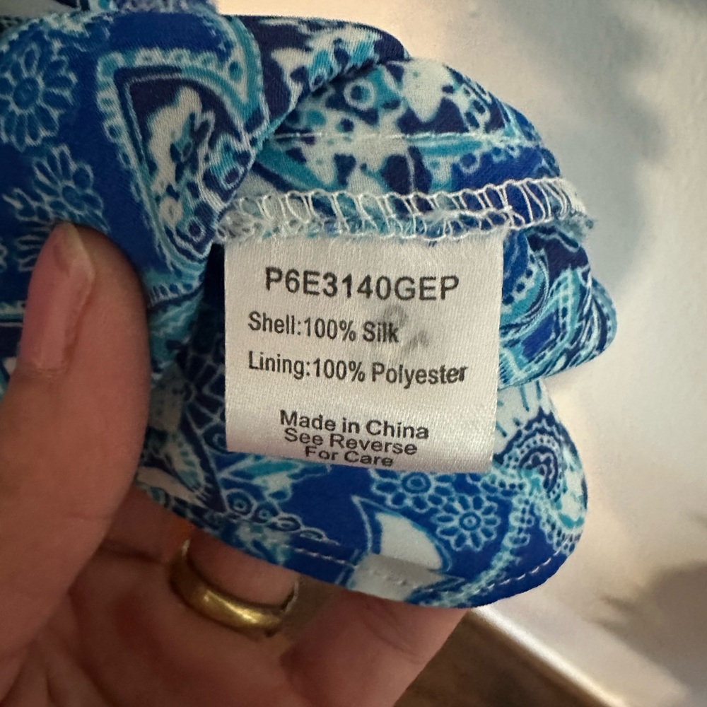 PARKER Silk Paisley Boho Printed Dress - Picture 8 of 9